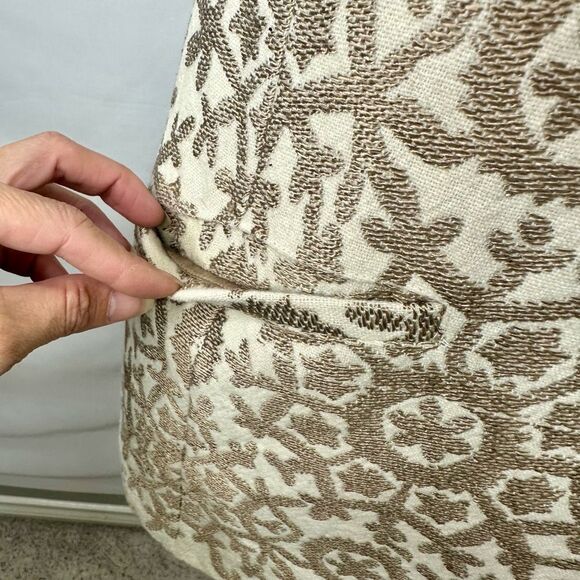 The Limited The Finest Collection Vintage Tan and Cream Embroidered Vest Size XS - Picture 9 of 13